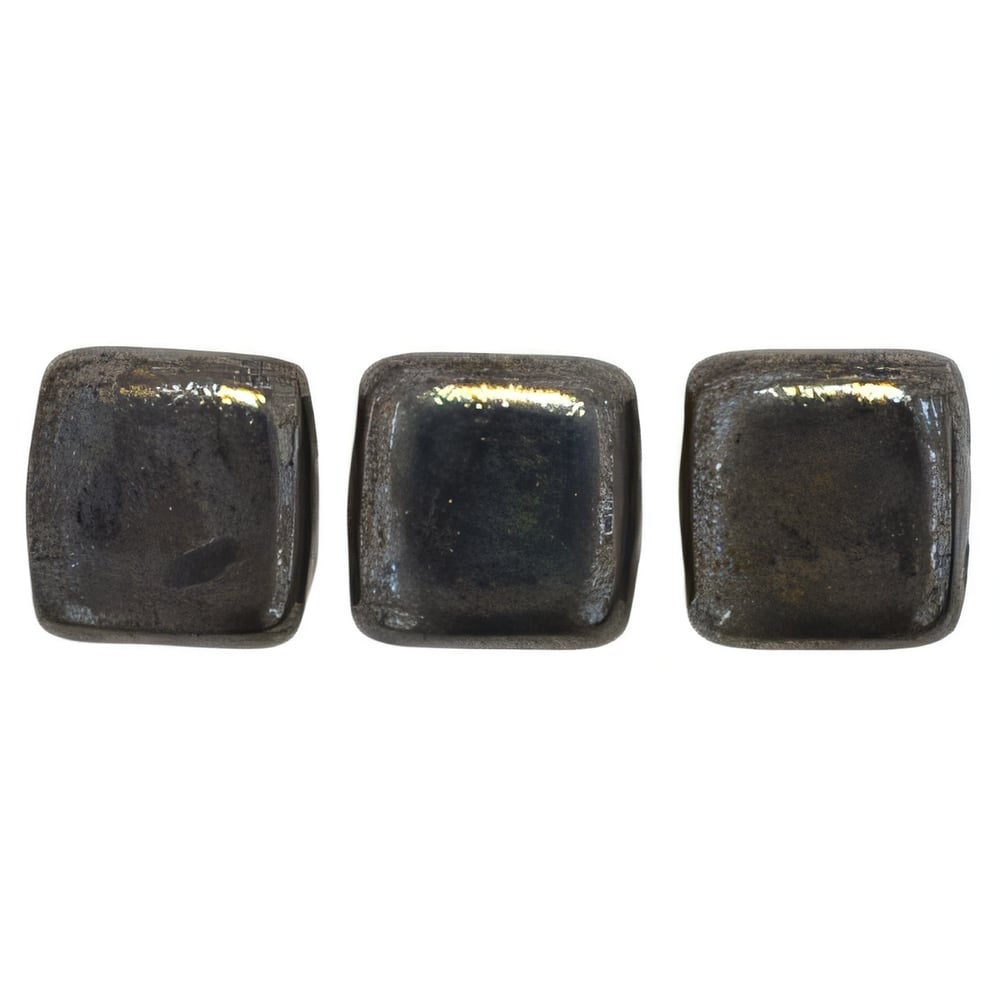 Czech CzechMates Tile Bead 6mm Luster - Chocolate Brown - Picasso (50pcs)