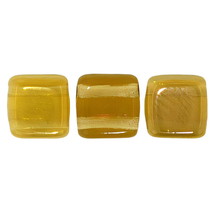 Czech CzechMates Tile Bead 6mm Twilight - Topaz (50pcs)