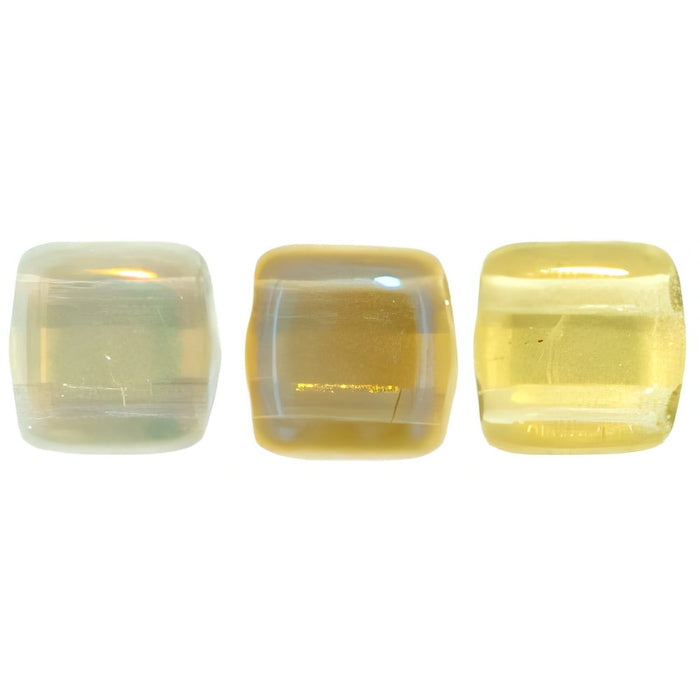 Czech CzechMates Tile Bead 6mm Twilight - Alexandrite (50pcs)