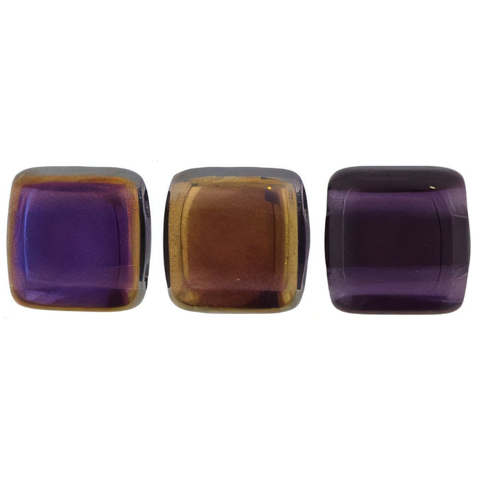 Czech CzechMates Tile Bead 6mm Twilight - Tanzanite (50pcs)