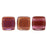 Czech CzechMates Tile Bead 6mm Twilight - Fuchsia (50pcs)