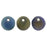 Czech Lentil 6mm Matte - Iris - Blue (50pcs)