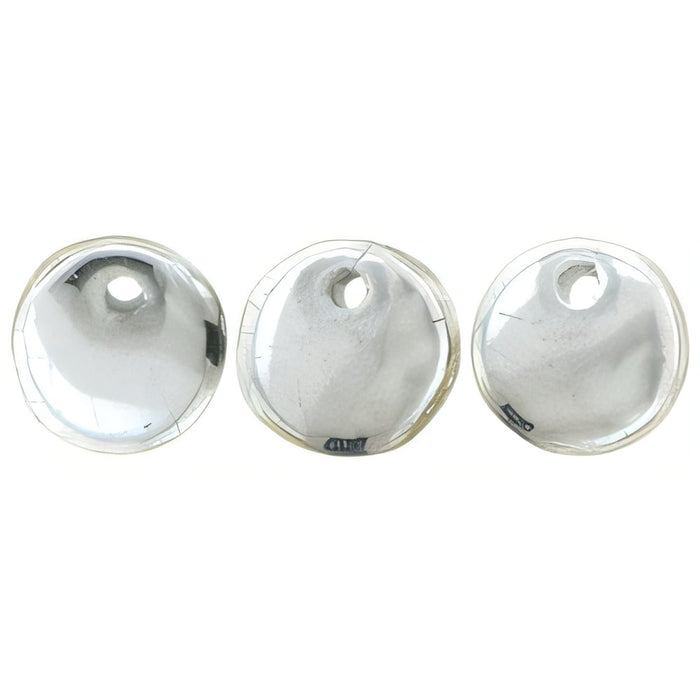 Czech Lentils 6mm Silver (50pcs)