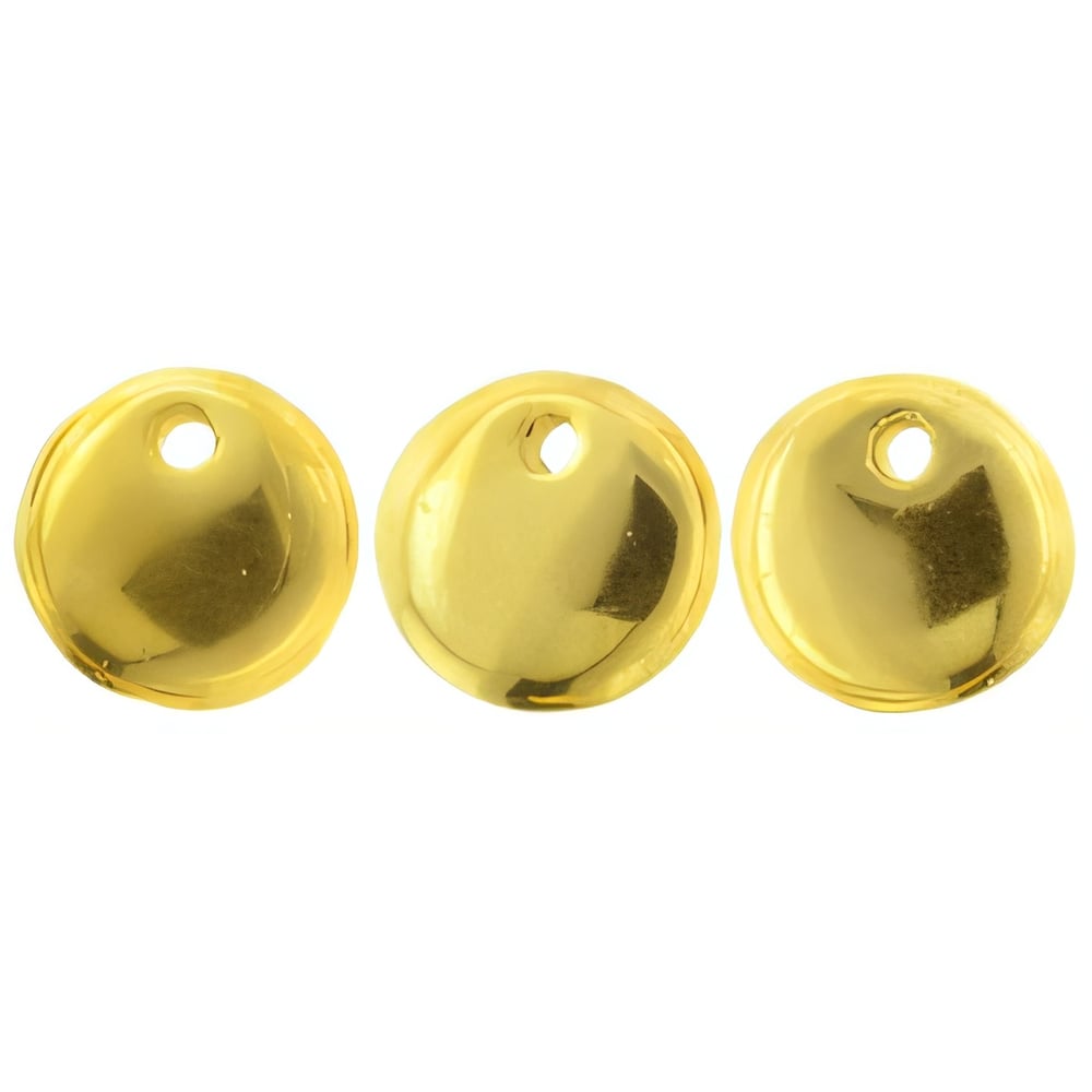 Czech Lentils 6mm 24K Gold Plated (50pcs)