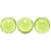 Czech Lentils 6mm Olivine (50pcs)