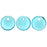 Czech Lentils 6mm Teal (50pcs)