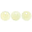 Czech Lentils 6mm Milky Jonquil (50pcs)