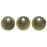 Czech Lentils 6mm Chrome - Antique Gold (50pcs)