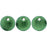 Czech Lentils 6mm Chrome - Emerald Green (50pcs)