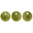 Czech Lentils 6mm Gold Marbled - Opaque Olive (50pcs)