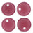 Czech Lentils 6mm Matte - Fuchsia (50pcs)