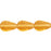 Czech Vintage Style Leaves 12 x 8mm Topaz (25pcs)