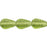 Czech Vintage Style Leaves 12 x 8mm Olivine (25pcs)