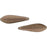 Czech CzechMates Two Hole Daggers 16 x 5mm ColorTrends: Saturated Metallic Autumn Maple (50pcs)