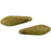 Czech CzechMates Two Hole Daggers 16 x 5mm ColorTrends: Saturated Metallic Emperador (50pcs)