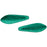 Czech CzechMates Two Hole Daggers 16 x 5mm ColorTrends: Saturated Metallic Arcadia (50pcs)