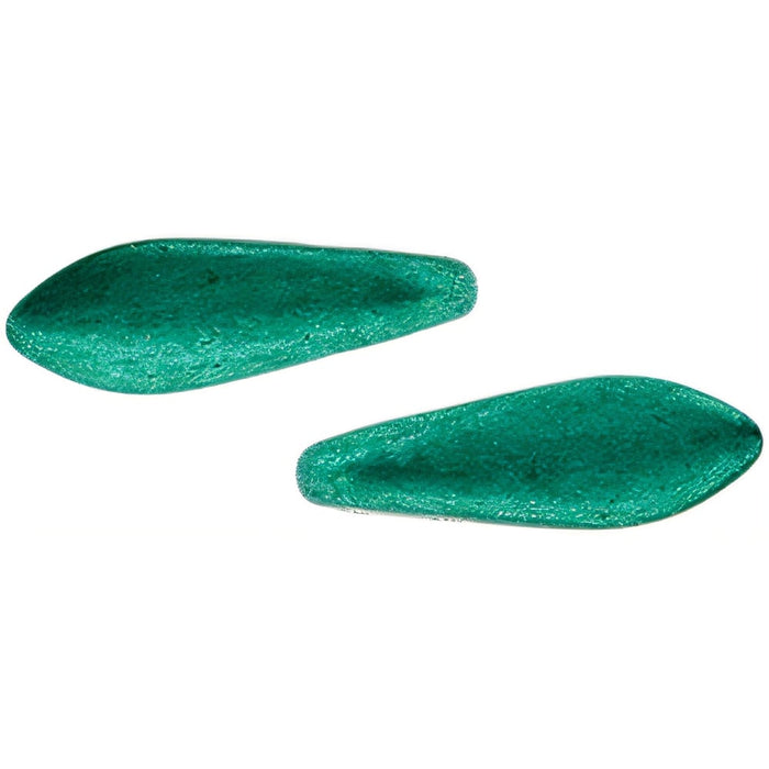 Czech CzechMates Two Hole Daggers 16 x 5mm ColorTrends: Saturated Metallic Arcadia (50pcs)
