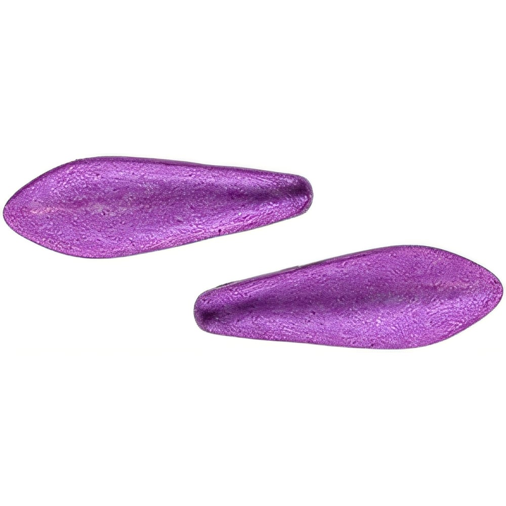 Czech CzechMates Two Hole Daggers 16 x 5mm ColorTrends: Saturated Metallic Spring Crocus (50pcs)