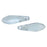 Czech CzechMates Two Hole Daggers 16 x 5mm Luster - Transparent Blue (50pcs)