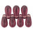 Czech Glass Beads 10mm Teardrop Amethyst Purple (1 Strand)