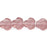 Czech Flat Pansy 9mm Lt Amethyst (25pcs)