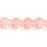 Czech Flat Pansy 9mm Lt Rosaline (25pcs)
