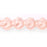 Czech Flat Pansy 9mm Luster - Rosaline (25pcs)