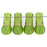 Czech Vintage Czech Style Drops 15 x 8mm Olivine - Gold Inlay (25pcs)