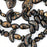 Czech Strung Pressed Bead Mixes Tabby Mix