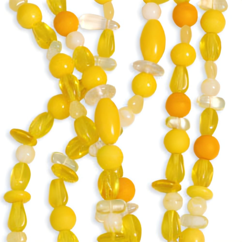 Czech Strung Pressed Bead Mixes Round 4mm- Ethereal Mix