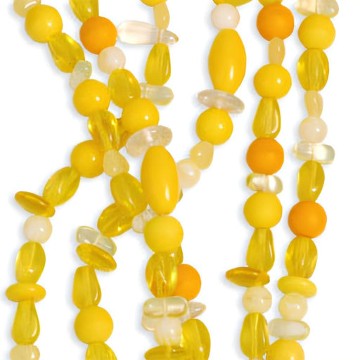 Czech Strung Pressed Bead Mixes Round 4mm- Ethereal Mix