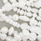 Czech Strung Pressed Bead Mixes Opaque White Mix
