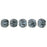 Czech Melon Round 3mm Hematite
