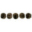 Czech Melon Round 3mm Dk Bronze