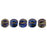 Czech Melon Round 3mm Iris - Blue