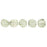 Czech Melon Round 3mm Black Diamond