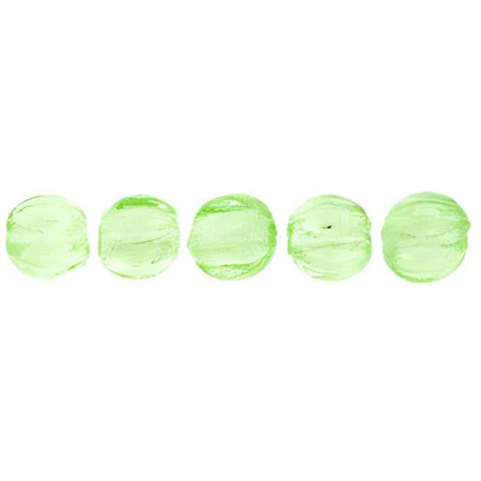 Czech Melon Round 3mm Peridot