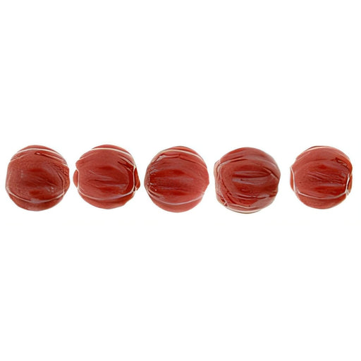 Czech Melon Round 3mm Opaque Red