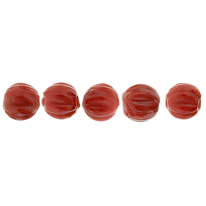 Czech Melon Round 3mm Opaque Red