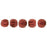 Czech Melon Round 3mm Matte - Metallic Lava