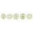 Czech Melon Round 3mm Luster Iris - Black Diamond