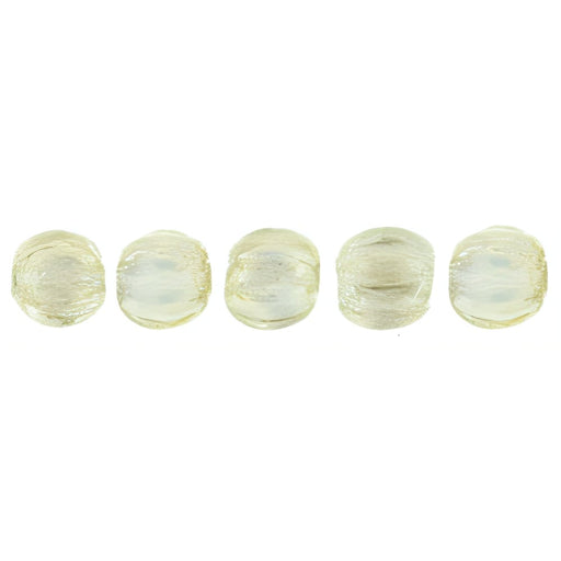 Czech Melon Round 3mm Luster Iris - Black Diamond