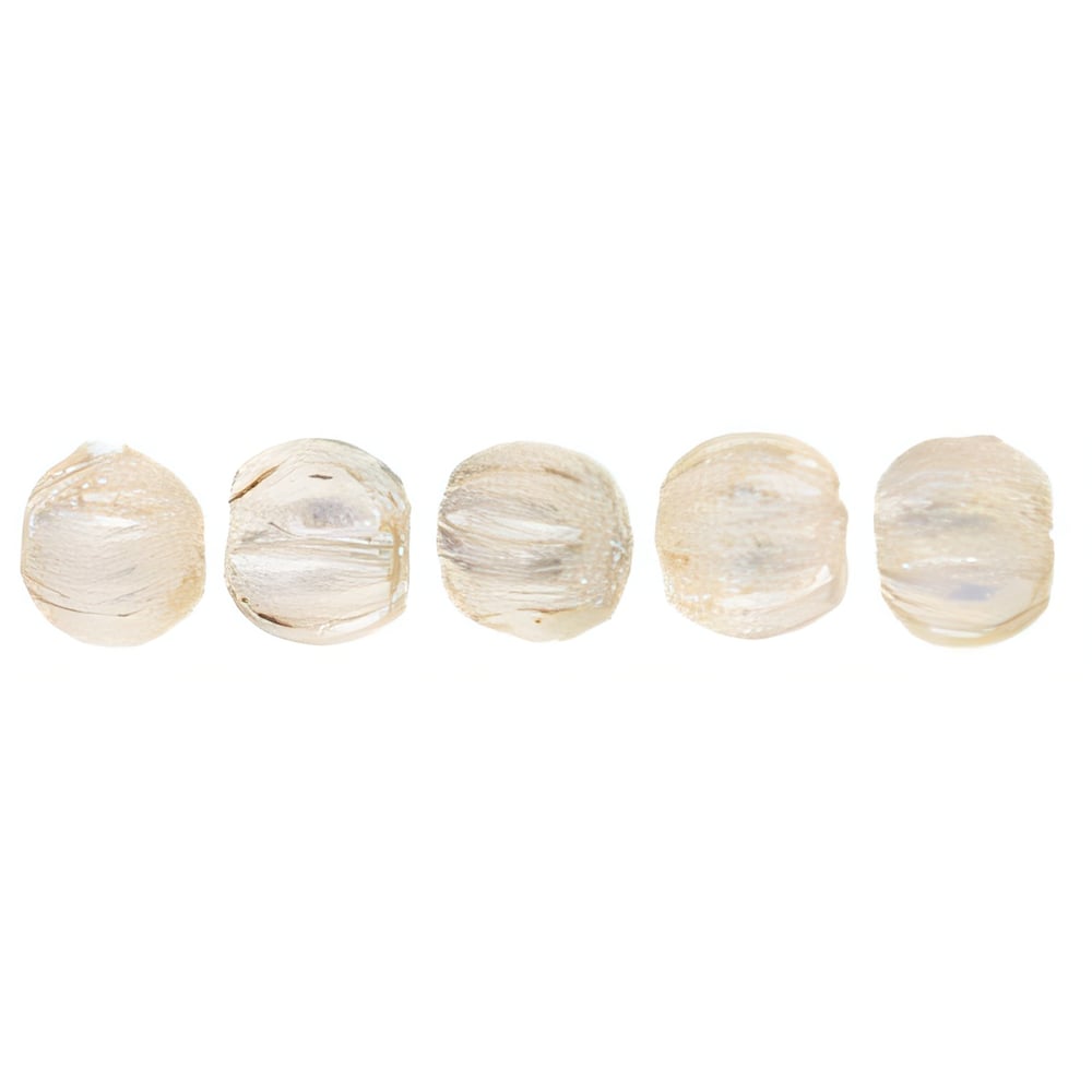 Czech Melon Round 3mm Luster Iris - Rosaline