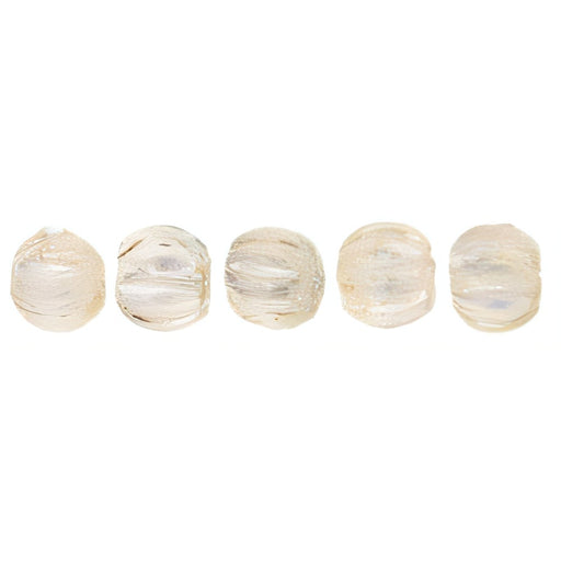 Czech Melon Round 3mm Luster Iris - Rosaline