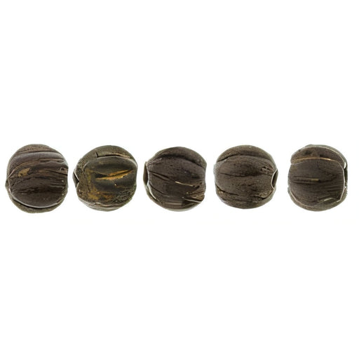 Czech Melon Round 3mm Matte - Dk Bronze