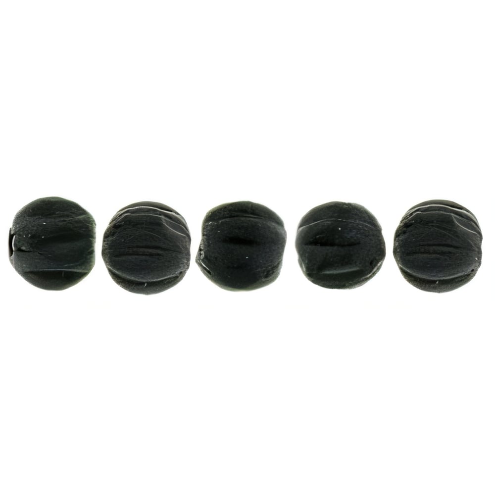 Czech Melon Round 3mm Matte - Jet