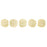 Czech Melon Round 3mm Luster - Opaque Champagne