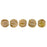 Czech Melon Round 3mm Luster - Opaque Rose/Gold Topaz