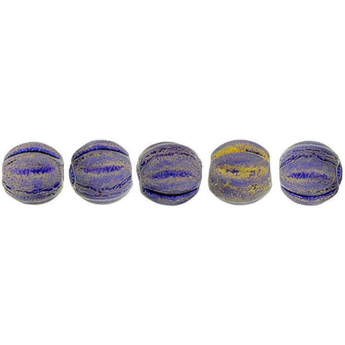 Czech Melon Round 3mm Pacifica - Elderberry