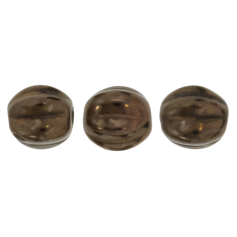 Czech Melon Round 5mm Dk Bronze (50pcs)